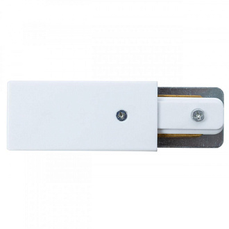 Коннектор-токопровод для шинопровода 11*4 см, Arte lamp Track accessories Белый A160233