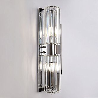 Бра 10*20*60 см, Е14 2x40W, Хром MODELUX ML.524.02 CR