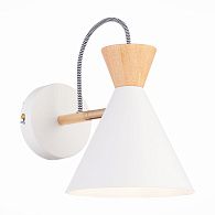 Бра 16 см,  EVOLUCE MODICA SLE125101-01 Белый, Золотистый