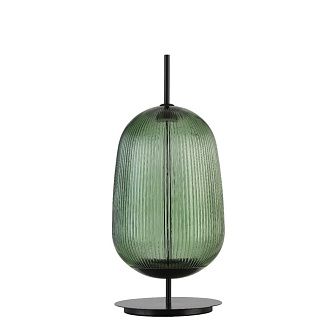 Настольная лампа 23*23*53 см, 1*LED*5W, 3000K Gerhort G32226/1T BK GN, Черный