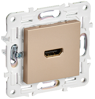 SKANDY Розетка HDMI SK-H01Sa песоч. IEK, SK-H10-K98