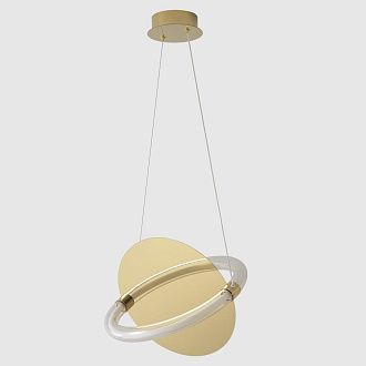 Светильник подвесной 22,3*32*22,3-225,4 см, *LED*22W, 3000K, Crystal Lux Nebula NEBULA SP22W LED GOLD, Золото