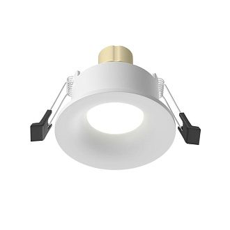 Встраиваемый светильник 9 см, Maytoni Technical Slim DL027-GU10-W, белый