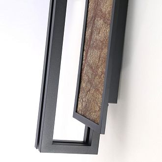 Бра 12,5*16*70 см, 30W, Favourite Tallar 4441-1W матовый черный/красный песчаник