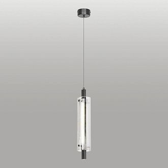 Подвесной светильник *9*50-190 см, 1*LED*6W, 3000K, Lussole Blount LSP-7356, черный