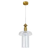 Подвесной светильник 40*20 см, 1*LED, 7W, 3000K Arte Lamp Adagio A2791SP-1CL, Латунь