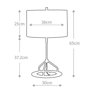 Настольная лампа Elstead Lighting, Арт. VICENZA-TL-WPN