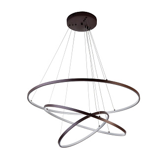 Подвесной светильник 80*80*120 см, LED 132W, 3300 / 5000К, Коричневый LED4U L5053-80-60-40 BR