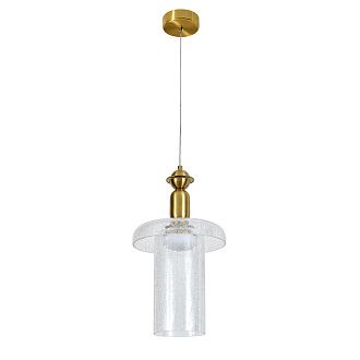 Подвесной светильник 40*20 см, 1*LED, 7W, 3000K Arte Lamp Adagio A2791SP-1CL, Латунь