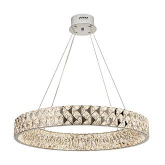 Люстра *80*10 см, LED*89W, 3000-6000K, Modelux  ML.335.800 CR, Хром