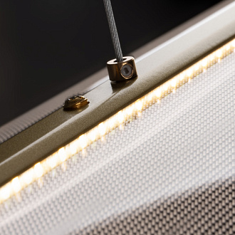 Светильник 100 см, 39W, 3000-6000K, Freya Cloud FR5441PL-L40G, золото