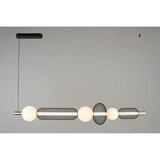 Линейный светильник 126,5*22*50-110 см 29W, 3000K, Aployt Nikusia APL.658.03.29, черный