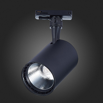 Трековый светильник 12*8 см, 20W 3000K ST LUCE Однофазная трековая система ST351.436.20.36 Черный