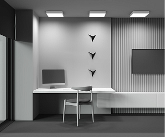 Светильник 40 см, 45W, 3000K, Maytoni Zon C032CL-45W3K-SQ-W, белый