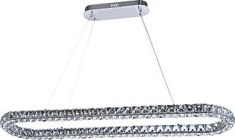 Люстра подвесная 120 см, 80W, 3000-6000K, Stilfort 4052/09/12PL, хром