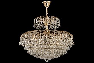 Люстра подвесная *60*55 см, 10*E14*40W, Arti Lampadari Pompei Gold Pompei E 1.5.60.100 G, золотой