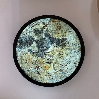 Настольная лампа 36*36*56 см, 2 Е27*10W, Odeon Light Bergi, античная бронза 5064/2T