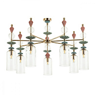 Подвесная люстра диаметр 97 см Odeon Light Bizet 4855/7C Золото