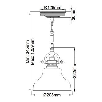 Подвесной светильник QZ-EMERY-P-S-IS