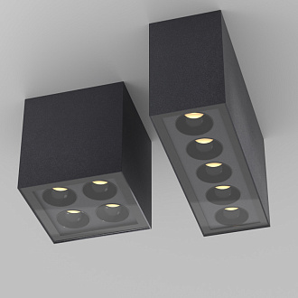 Светильник 7,6*7,6 см, LED 8W, 3000К, Графит Maytoni Ares O309CL-L8GF3K