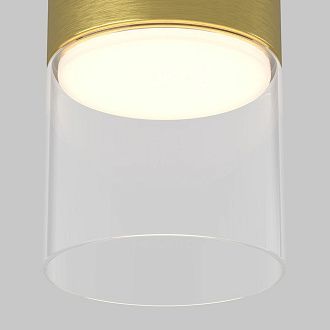 Светильник  C094CL-GX53-BS 8,5*8,5*-12 см, 1*GX53*12W, K, Maytoni technical Glory C094CL-GX53-BS, Латунь