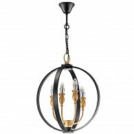 Подвесная люстра Lightstar Cero 731247, черный, диаметр 46см