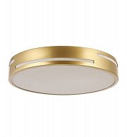 Потолочный светильник F-Promo Pall 2745-1C, D300*H50, золота, акриловый рассеиватель белого цвета