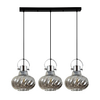 Подвесной светильник 72*20*135 см, Е 27 3x40W, Чёрный, Хром MODEMODERN MD.1189.720 SM