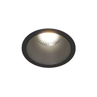 Светильник встраиваемый 7,4*7,4*6,8 см, вр 6,5 см, *LED*7W, 3000K, Denkirs Grena DK4400-BK, черный