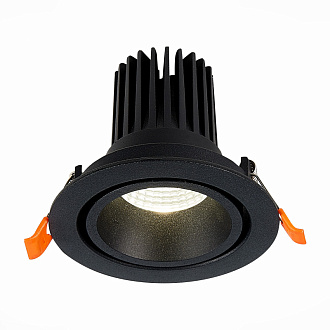 Встраиваемый светильник 10 см, 10W 4000K ST LUCE Встраиваемые светильники ST705.448.10 Черный, вр 8,5 см