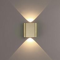 Настенный светильник 11 см, 2W, 3000K, Odeon Light Hightech Magnum 7107/2WL, бронза