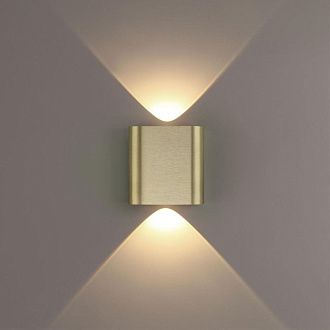 Настенный светильник 11 см, 2W, 3000K, Odeon Light Hightech Magnum 7107/2WL, бронза