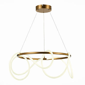 Светильник подвесной 60 см, 35W 4000K ST LUCE Sagrato SL6102.303.55 Латунь