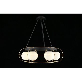 Подвесная люстра 60*50-130 см, 6*G9, 5W, Aployt Mahot APL.317.03.06, золотой
