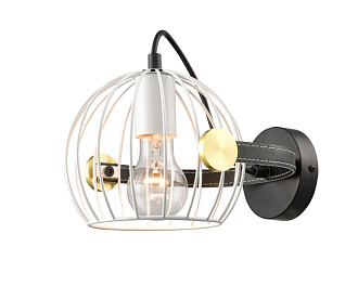 Бра 27*20*20 см, 1*E27 черный, золото Vele Luce Pasquale VL6251W01