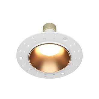 Встраиваемый светильник 10*3 см, вр 7 см, 1*GU10*10W, K, Maytoni Share DL126-GU10-TRS-MG, Белый