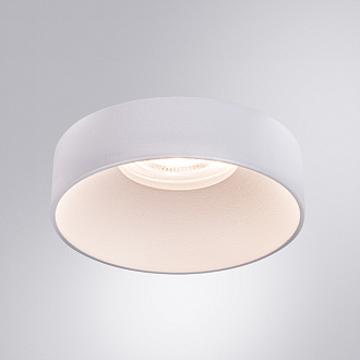 Встраиваемый светильник 4,8*8,5 см, *GU10, 35W, Arte Lamp Ramo A1240PL-1WH,, вр 7 см