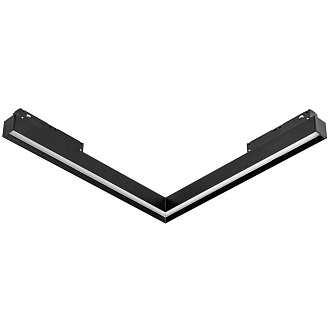 Светильник заливающего света угловой Uno 2,2*2,5 см, 24W, 4000K, Lightstar Uno 259447, Черный матовый