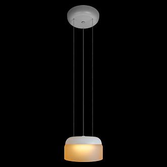Подвесной светильник 17 см, 6W, 3000K, LOFT IT Totem 10466P Amber matte, белый-янтарный