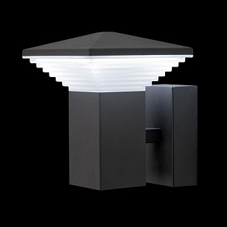 Светильник уличный 13*17 см, LED 6W, 4000K, 450Lm, 1-2 м2, IP54 Citilux CLU02W, черный