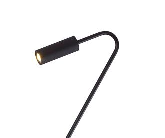 Торшер 145 см, LED 5W, 4000K Грау черный Kink Light 07045,19