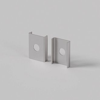 Комплект креплений (для профиля 08×09) 4 шт., ALM-0809-MT 642016, 1*1*1 см, Maytoni Led Strip 642016, Серебро
