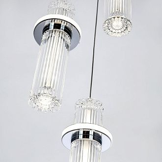 Подвесной светильник 21*21*105 см, LED 35W, 4000K, Хром MODELUX ML.3316.3