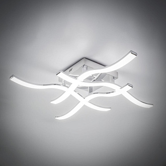 Люстра потолочная светодиодная Citilux Джек CL226131, LED 72W, 3000K, хром