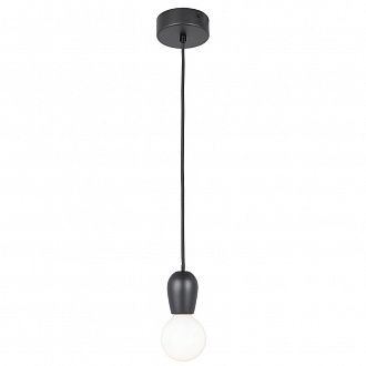 Подвесной светильник Lussole LGO LSP-8118 черный, диаметр 6 см