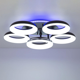 Светодиодный светильник 72 см, 105W с Алисой Citilux Паркер Смарт CL225A165E, 3000-5500K, коричневый-кофе