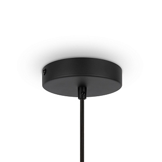 Подвесной светильник  43 см, E27 1 40W, К, Черный Maytoni Roots MOD197PL-01W