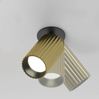Спот 10*5,6*14,4 см, GU10, 10W, Maytoni Technical calipso C110CL-01-GU10-BS латунный, вр 5,5 см