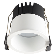 Встраиваемый светильник 7 см, 12W, 3000K, Crystal Lux CLT 082C1 WH 3000K, белый