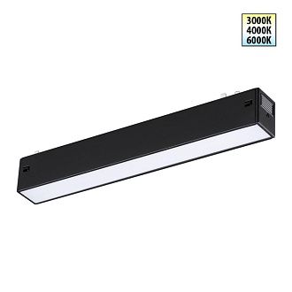 Cветильник  22*2,5*3 см, 1*LED*10W, 3000/4000/6000K, Novotech VECTOR PORT 359936, черный,